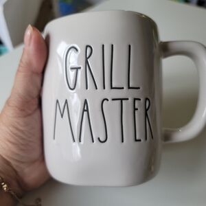 Rae Dunn Artisan Collection Mug By MAGENTA "GRILL MASTER" Lettering Ceramic